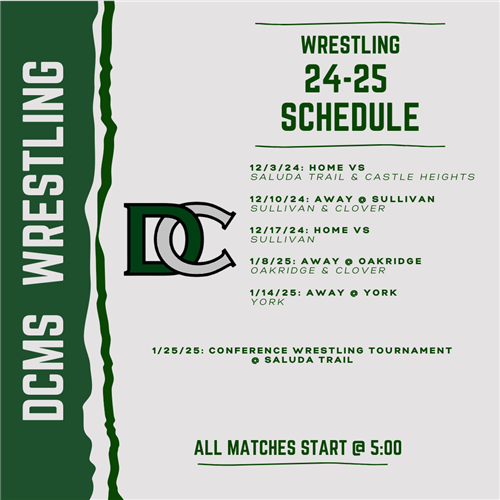 Wrestling Schedule